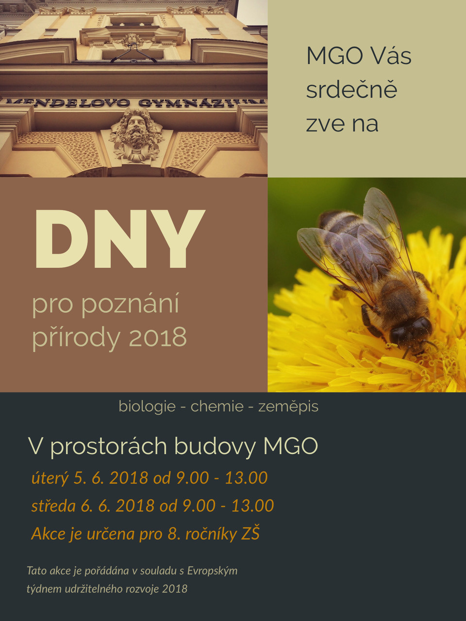 Dny pro poznání přírody 2018