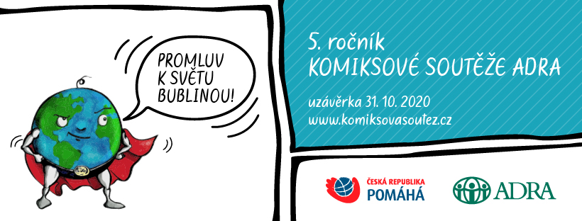 Komiksová soutěž Adry - Promluv k světu bublinou!