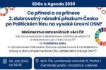 Co přinesl a co přinese 3. dobrovolný národní přezkum Česka po Politickém fóru na vysoké úrovni OSN?