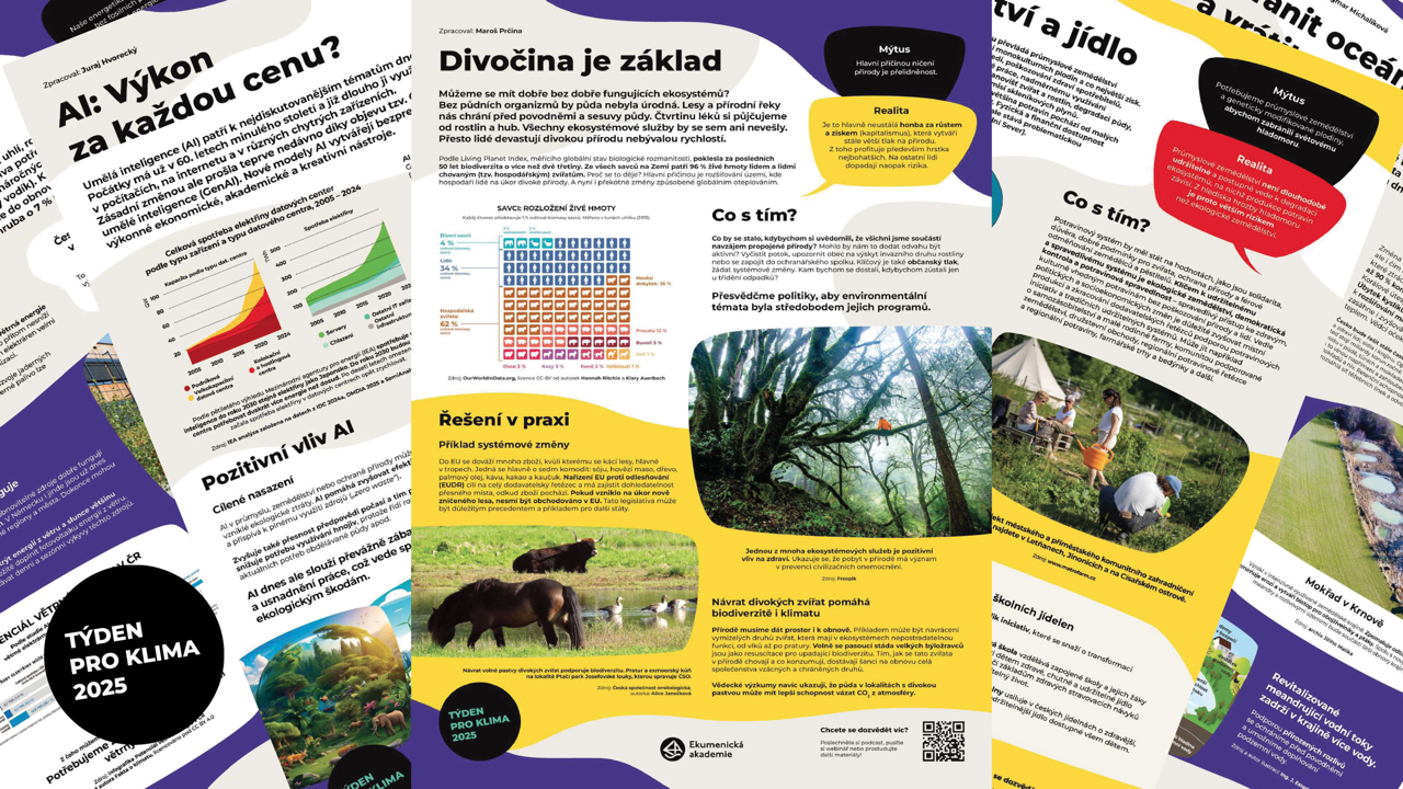 VÝSTAVA KRAJINY ZMĚNY: CESTY K UDRŽITELNÉMU SVĚTU